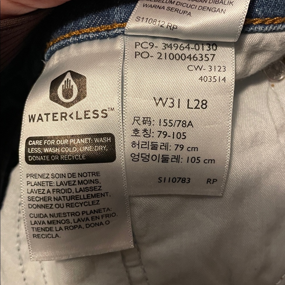 Levi’s wedgie straight jeans -size 31 - Picture 4 of 7
